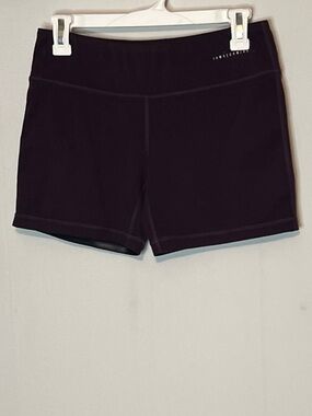 IAB MFG Womens Purple No Ride Stretch Workout Shorts Size 8 Medium.